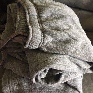 2 pairs of dark grey joggers